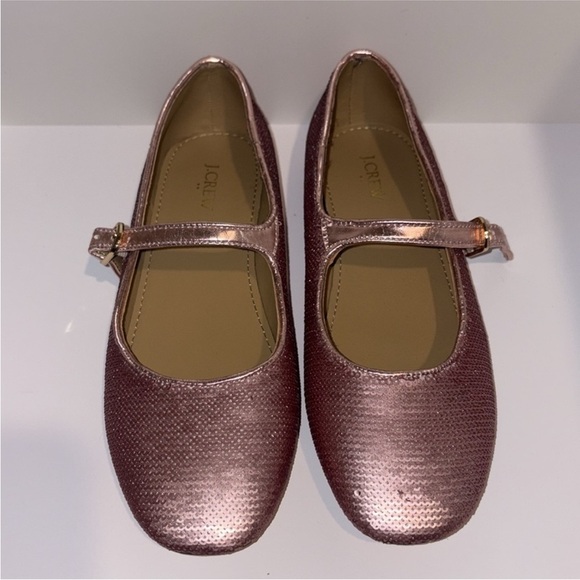 J. Crew Girls Sequin Mary Jane Flats Pink
Metallic Size 4 - Picture 5 of 7